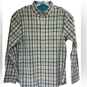 Avid Mens Sz Medium Multicolored Plaid Fishing Shirt (AA28)